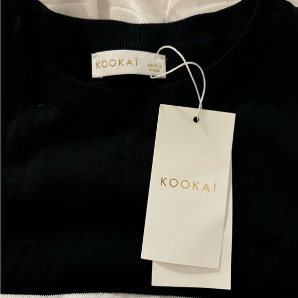 Kookai Black/White Top | Size 1 - Picture 2 of 5